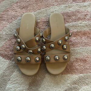 Marc Fisher Studded Slide Sandals Size 7.5